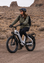 SASIKEIBIKE C6 electric bike side view with 24-inch fat tires