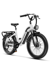 Sasikeibike C6 Alt electric bike in sleek black finish with 20-inch tires