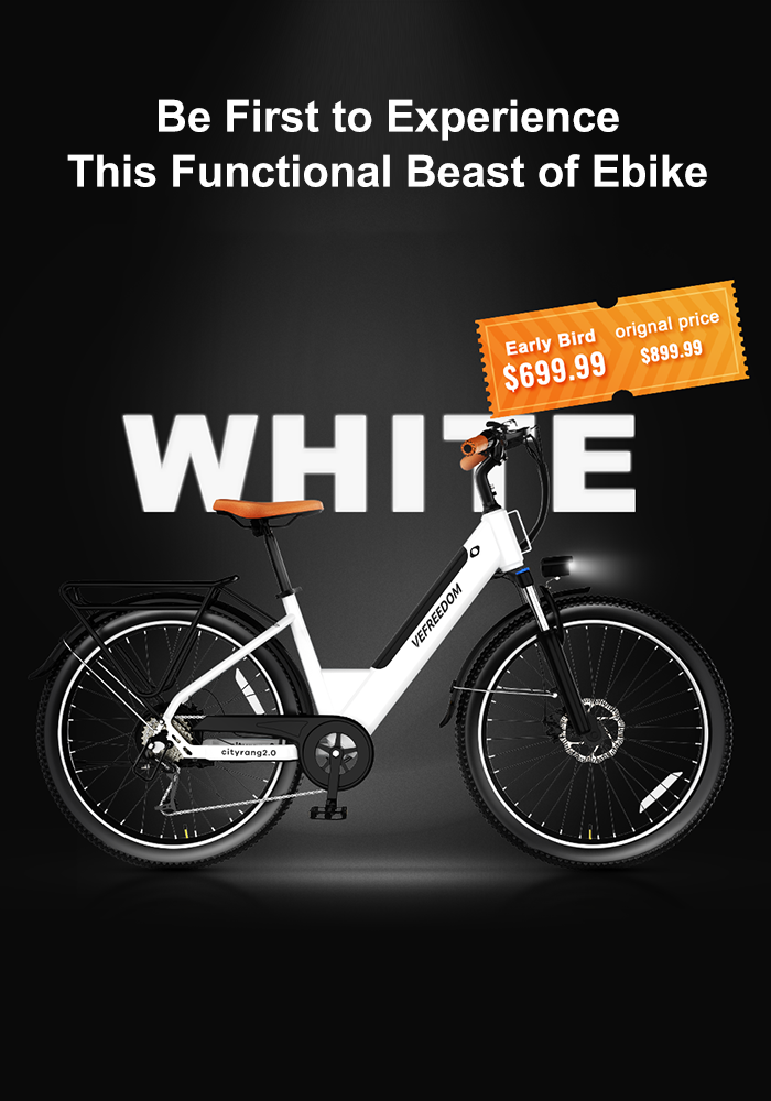 26'' vefreedom cityrang 2.0 electric bike for adults