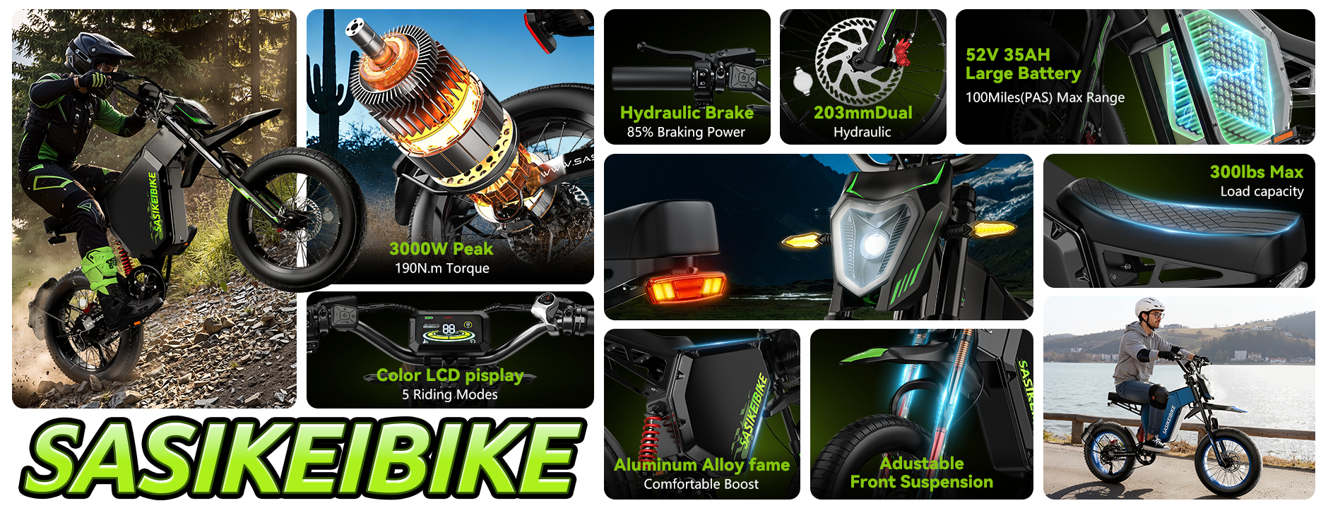 SASIKEIBIKE Y7 electric bike designed for urban and leisure riding