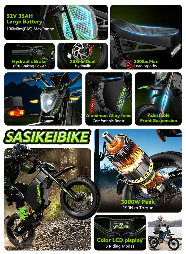 SASIKEIBIKE Y7 electric bike designed for urban and leisure riding