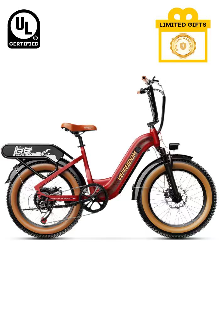 VEFREEDOM A8 electric bike red